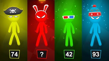 Stickman Party - Gameplay Walkthrough Part 15 - Tournament Mode (Android, iOS)