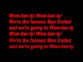 manchester united (Man United song) (with lyrics)