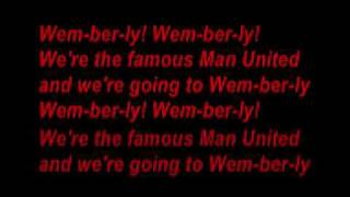 manchester united Man United song withs