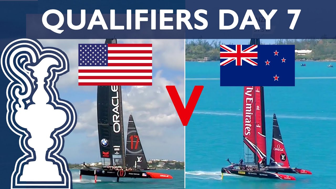 35th America's Cup LV Qualifiers Race 12 USA vs. NZL | AMERICA'S CUP