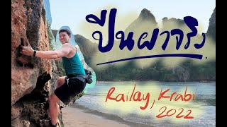 ปีนผาจริง ปีนเขา ที่ไร่เลย์​ กระบี่ หวาดเสียวแค่ไหน ไปดูกันเลย Rock Climbing at Krabi Thailand 2022