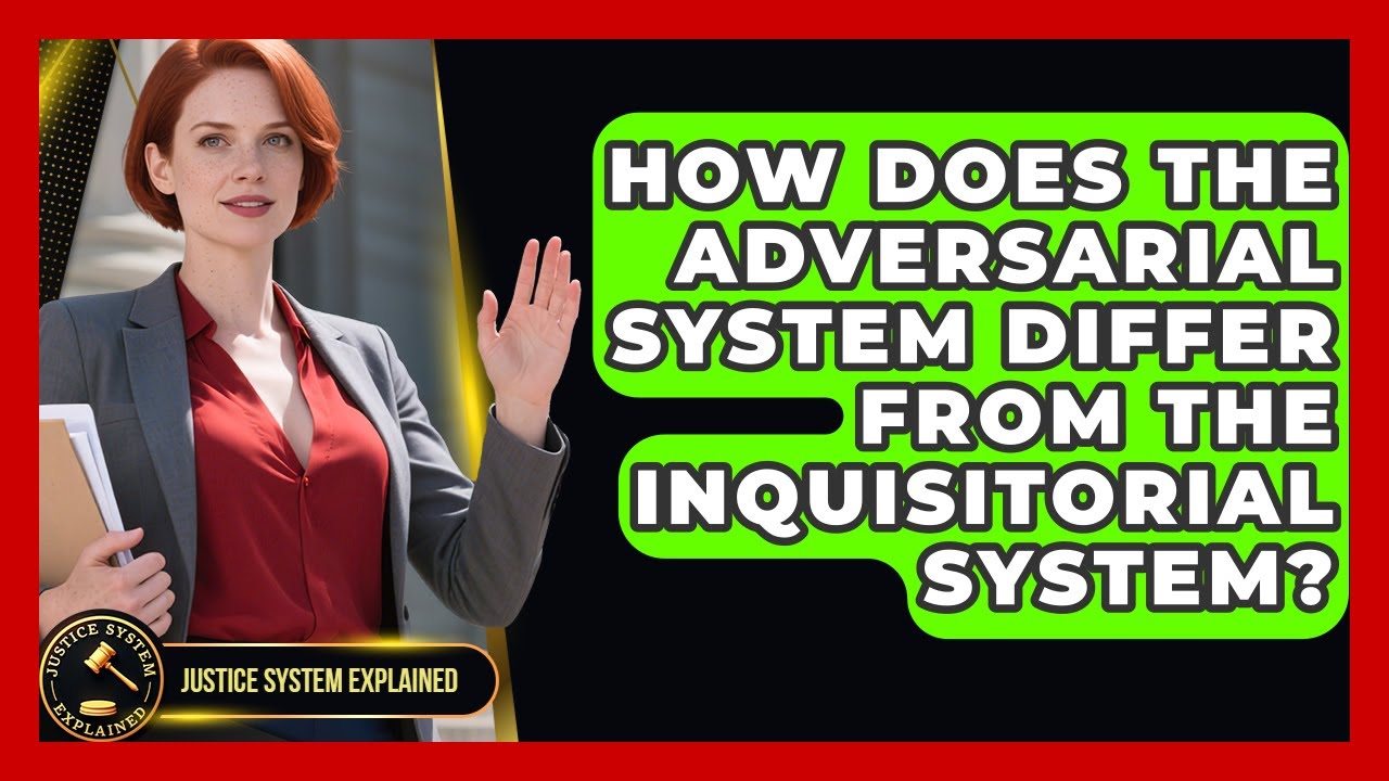 How Does the Adversarial System Differ From the Inquisitorial System? | Justice System Explained