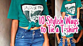 HOW TO TIE A T-SHIRT (Tie, Tuck & Knot)