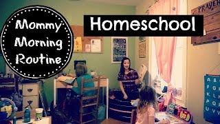 Homeschool Mommy Morning Routine | Pregnant Mom of 2| Transition Time| Collab