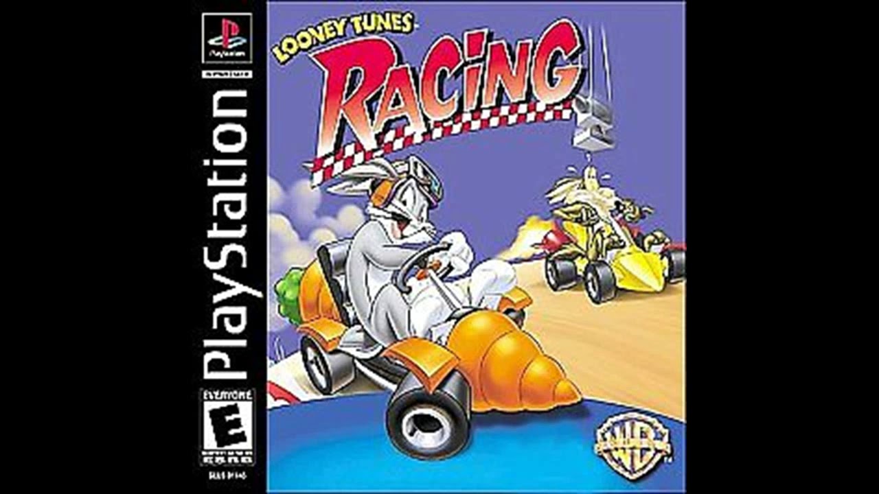 PS1 LOONEY TUNES RACING, Rare & Complete