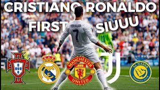 Cristiano Ronaldo’s First SIUUU Celebration At Every Team
