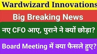 wardwizard innovations share latest news today, wardwizard innovations technical parameters analysis