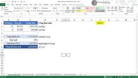 Cách làm tròn số tiền trên hóa đơn để không bị lệch 1 đồng
