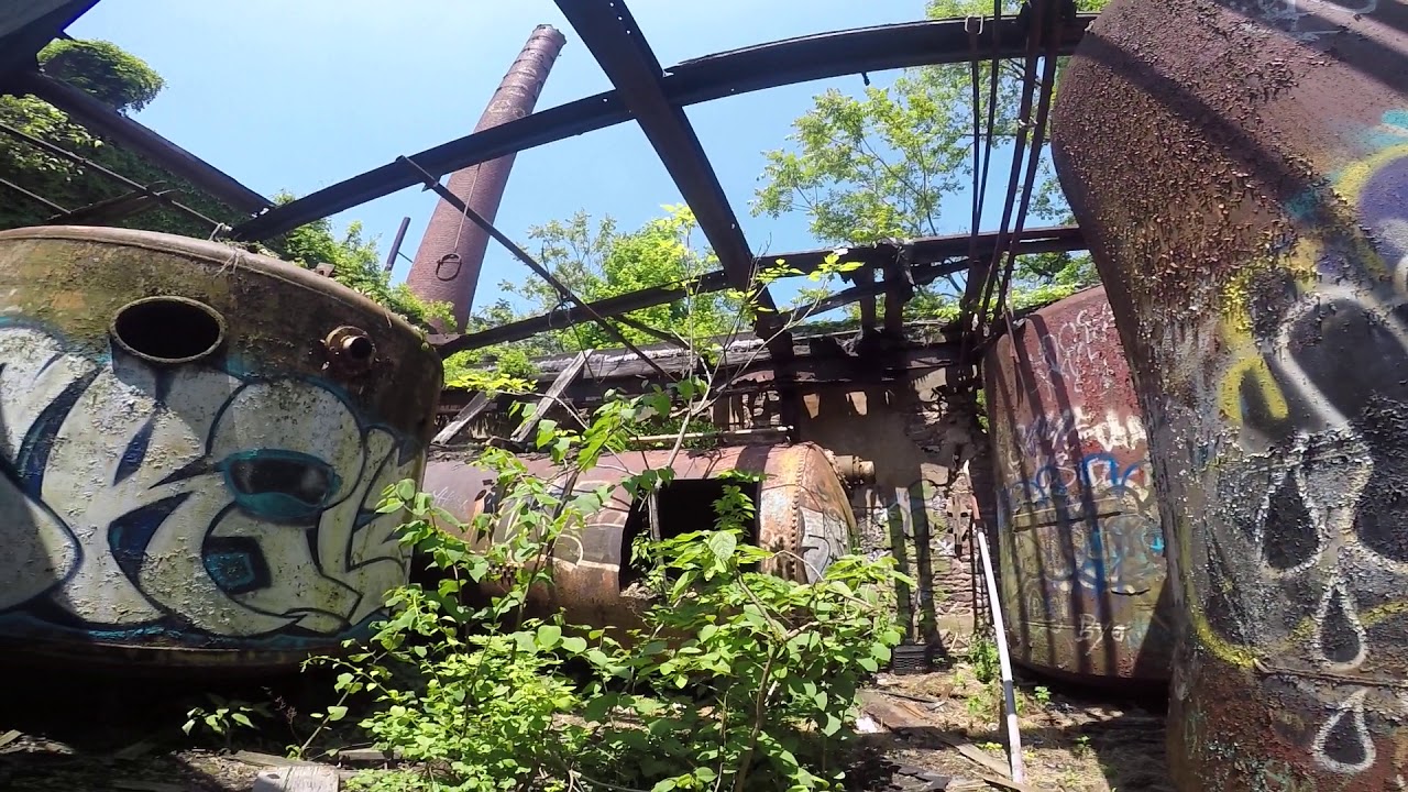 Old factory in ruins