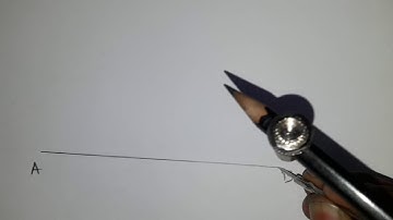 Maths - Use of compass - Drawing Perpendicular Bisector - Practical Geometry Part 2 - English