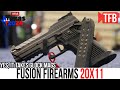 The fusion firearms 20x11  yes it takes glock mags