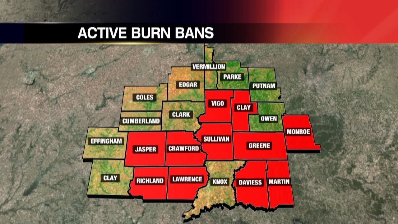 Even more burn bans in place in the Wabash Valley - YouTube