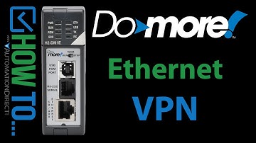 Do-more PLC Connect Remotely  Behind a VPN from AutomationDirect