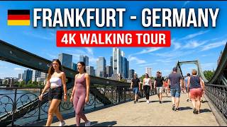 Frankfurt Old Town 🇩🇪 Römerberg, Main River & Skyline | 4K HDR 60FPS Walking Tour