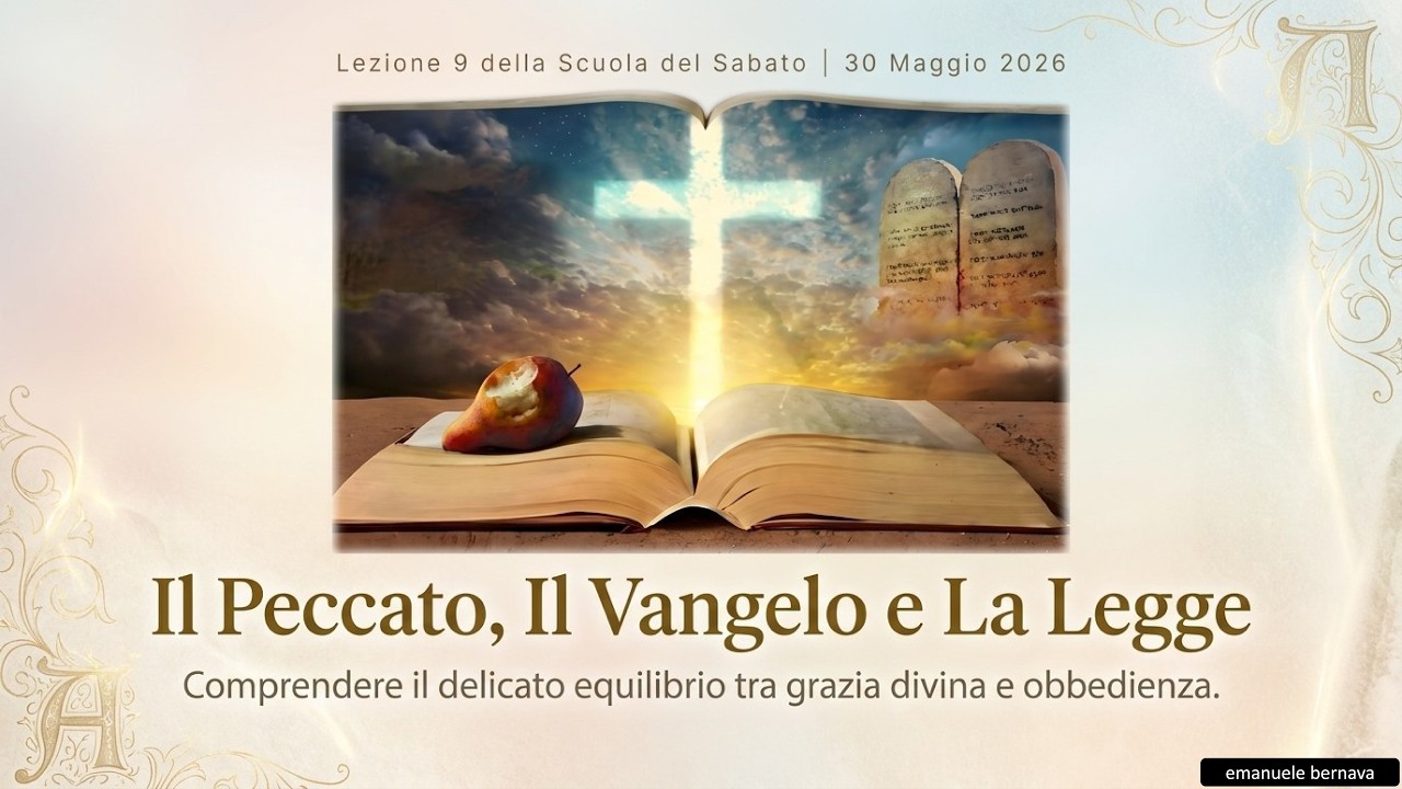 SDS 30/5/2026 - La lezione in video in 6 minuti - Peccato, Vangelo e la Legge | Emanuele Bernava