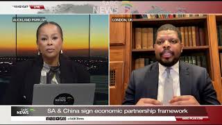 SA & China sign economic partnership framework
