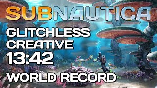 Subnautica - Glitchless Creative Speedrun - 13:42 [World Record]