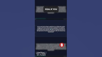 Contract Clauses: Conditions for Approval of Changes #shorts