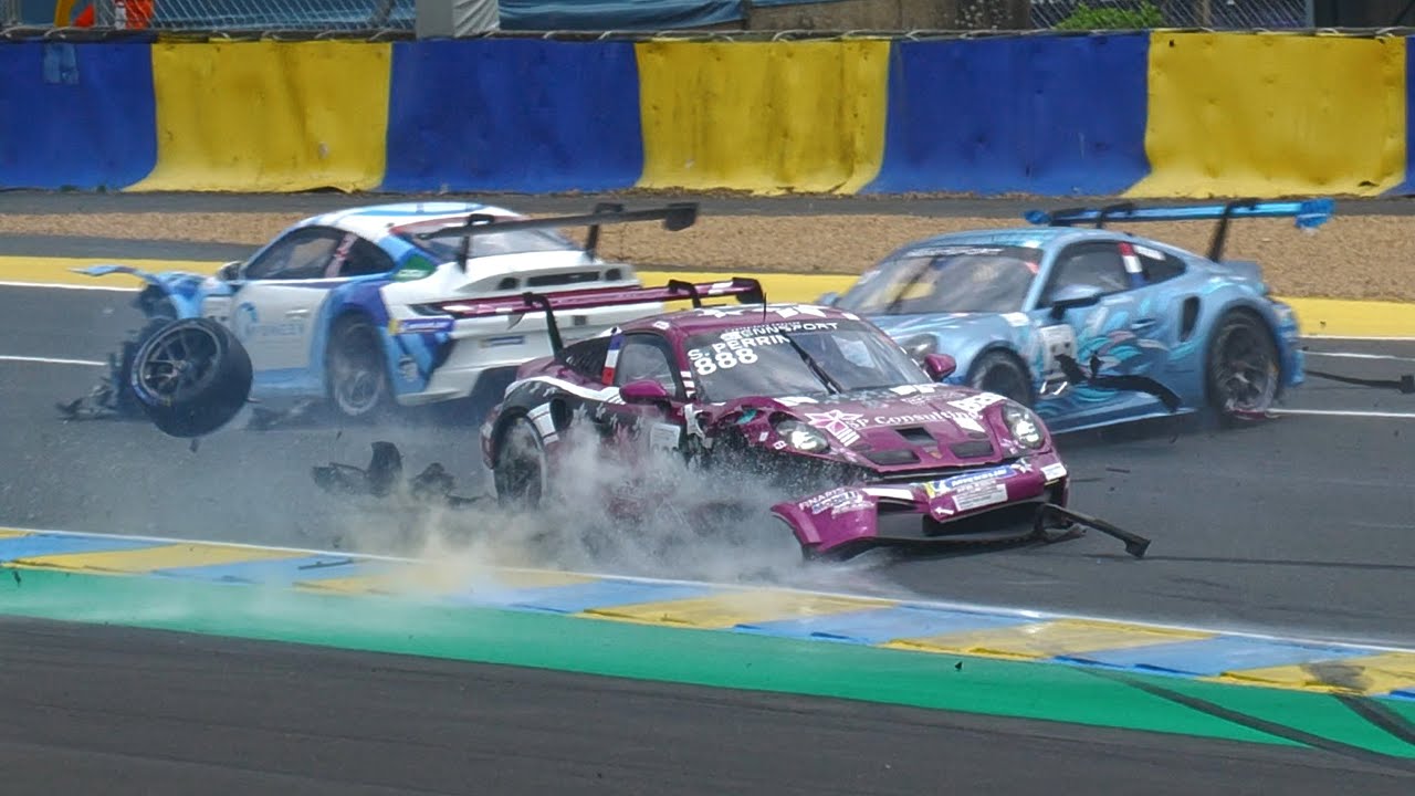 24H Le Mans 2025 - Support Races - BIG CRASHES, SPINS & ACTION