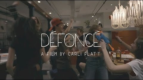 Défoncé - NYU Frame & Sequence Final