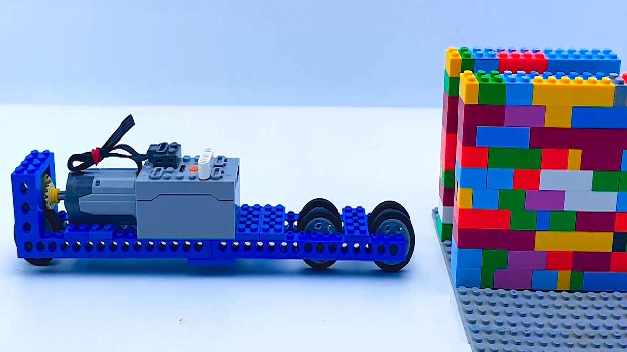 Lego Engineering Challenge! Making Lego Car CROSS Gaps Obstacles