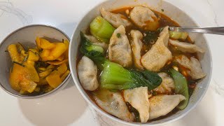 We say Mothuk in Tibetan (Momos in bone broth soup) one of delightful Tibetan style momos in soup.