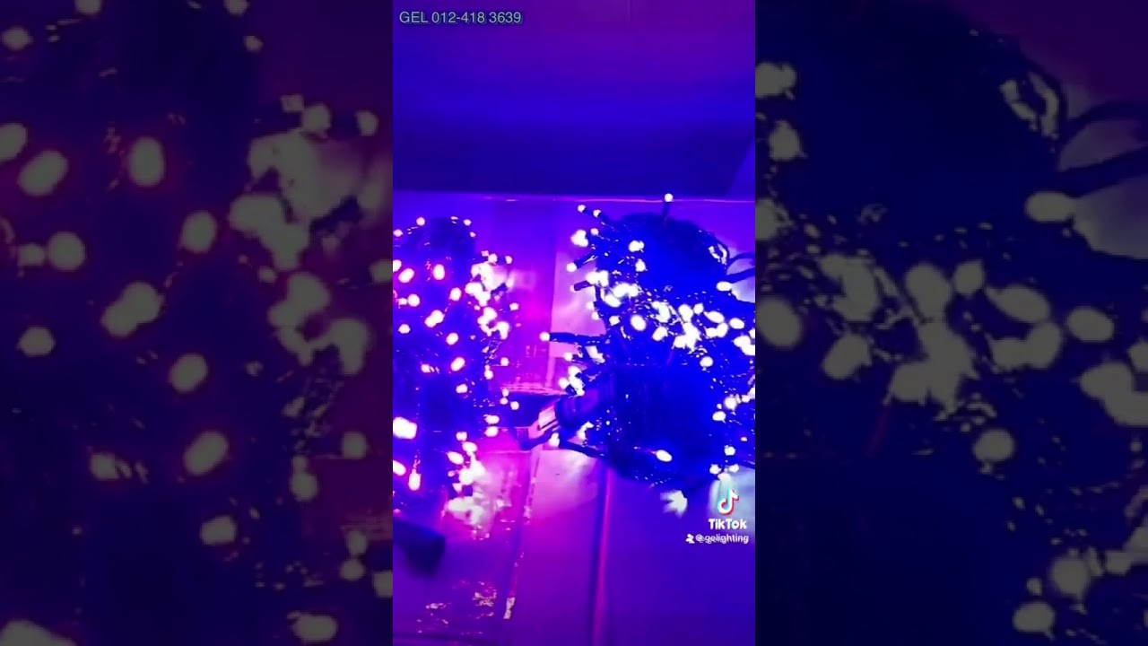 OUTDOOR 200LED NON FLASH LED String Strobe Light Come With Water Proof End Connectors 