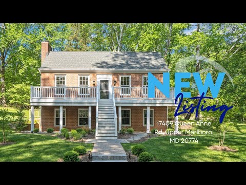 17409 Queen Anne Rd, Upper Marlboro, MD home video tour