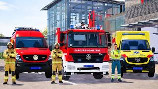 Emergency Call 112 – Swiss Ambulance, Tanker Truck Rapid Responding! 4K