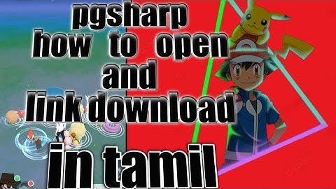how to open pg sharp and link download in tamil