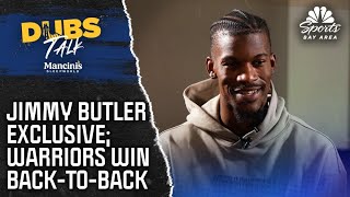 Jimmy Butler exclusive: Pat Spencer changes Warriors vibes in back-to-back wins | Dubs Talk | NBCSBA