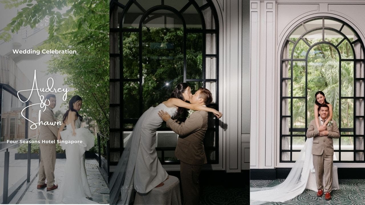 Audrey & Shawn Wedding Celebration Reception Party at Four Seasons Hotel Singapore