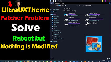 Themes for - UltraUXThemePatcher is not working Custome Them After Reboot fix। Windows 10 Theme