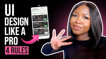 Better UI design skills | 4 rules (Improve quickly)