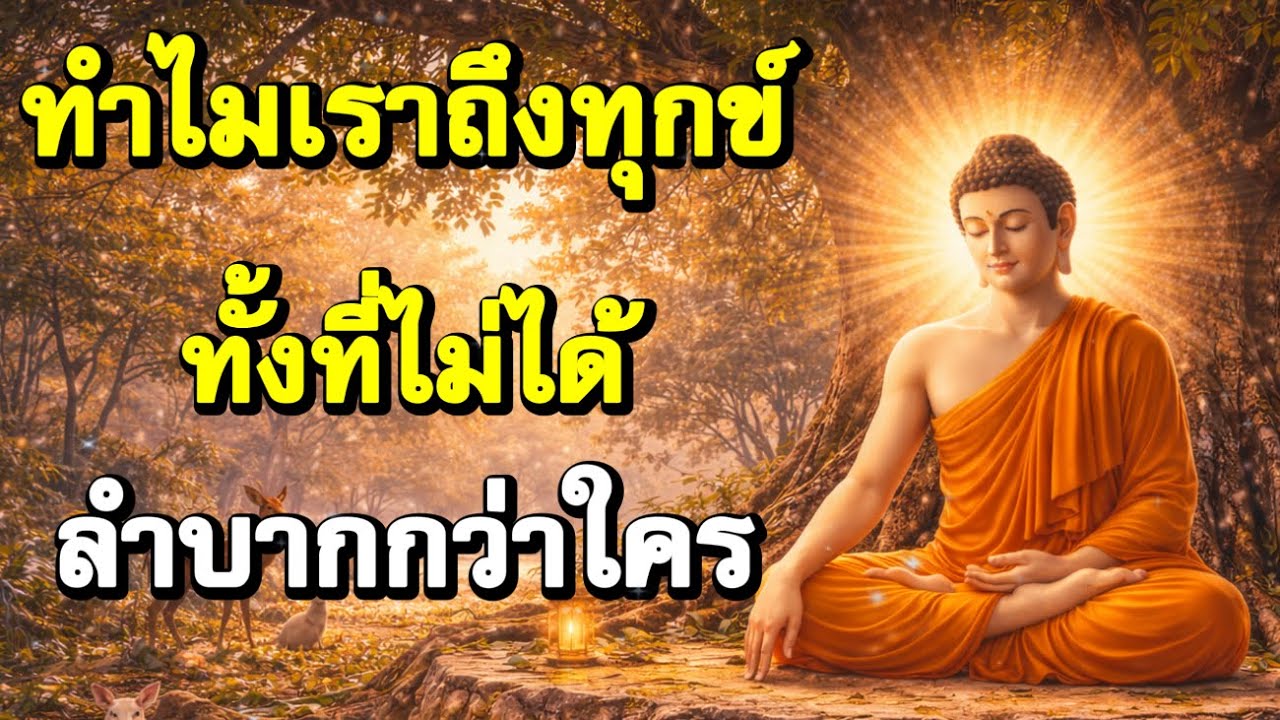 ทำไมเราถึงทุกข์ ทั้งที่ไม่ได้ลำบากกว่าใคร | ฟังธรรมก่อนนอน | Ep.36