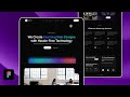 Modern Animated Website in Figma | UI Design | Figma
