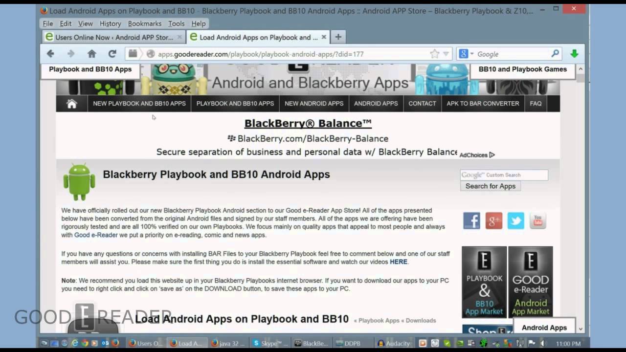 How to Sideload Android Apps on the Blackberry Q5 - YouTube