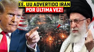 El último error de Irán! Hamaney rechaza el plan de paz de Trump y las calles estallan!