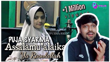 puja syarma | react | assalamualaika | puja syarma assalamualaika react | Dreamers vlog