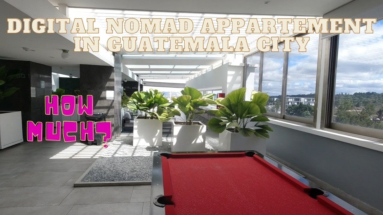 Apartment for Digital Nomads in Guatemala City ❤ Co-Working Space with a View ❤ Daily Life ❤ Gym
