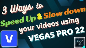 How to Speed Up and Slow Down Videos in Vegas Pro 22! | 3 Methods⚡🐢