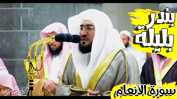 وَلَا تُسْرِفُوا ۚ إِنَّهُ لَا يُحِبُّ الْمُسْرِفِينَ | القارئ بندر بليلة