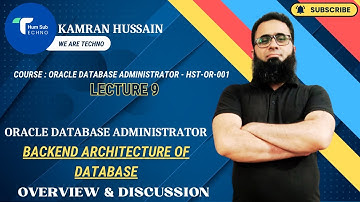 Lecture 9:Oracle Database Back End Architecture| Learn Database Complete Course