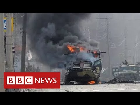 Russia has been accused of using bombs as a fighting force in Ukrainian cities – BBC News