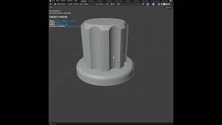 Make a Button with Speedflow  #b3d #blender #blender3d