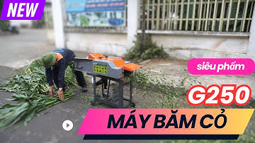 Máy Băm Cỏ G250 Bình Quân Group Thiết Kế Băng Tải Cuốn Nguyên Liệu Tự Động Hiện Đại