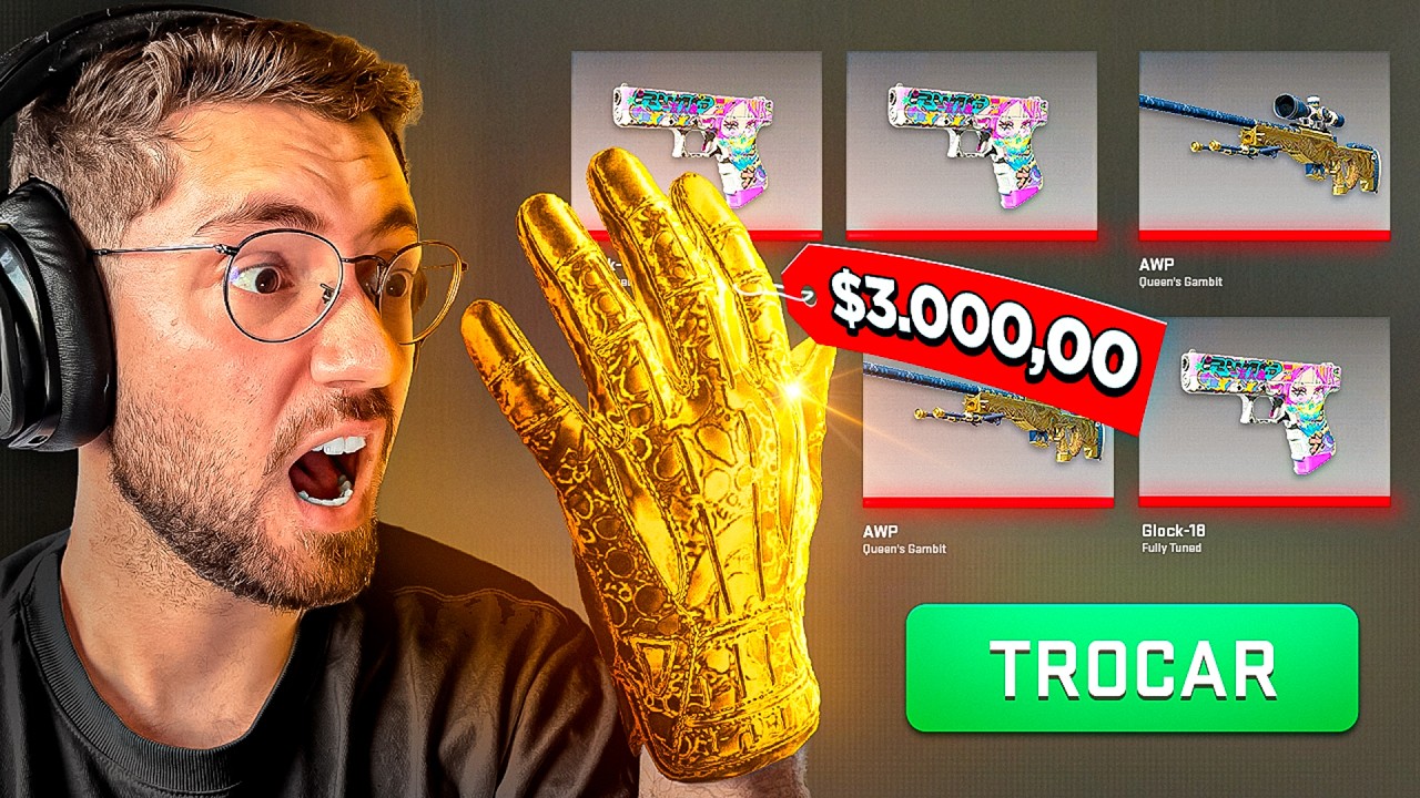 CONSEGUI A MELHOR LUVA!!! fiz CONTRATOS de TROCA com as NOVAS SKINS DEAD HAND no CS 2