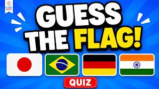 🌍 Guess the Flag Challenge 🚩 | Can You Identify All Countries? | Geography Quiz for Kids & Adults