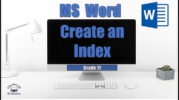 How to Create an INDEX in MS Word