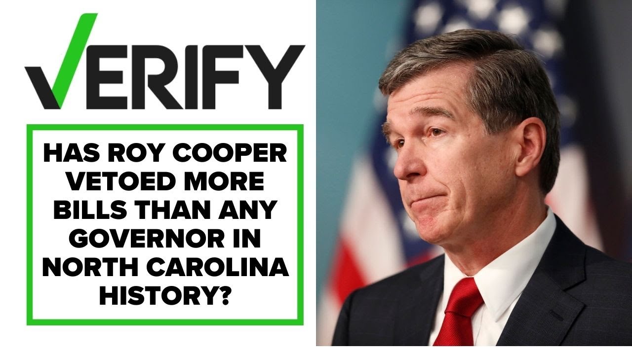 Roy Cooper has vetoed more than bills than any governor in NC history